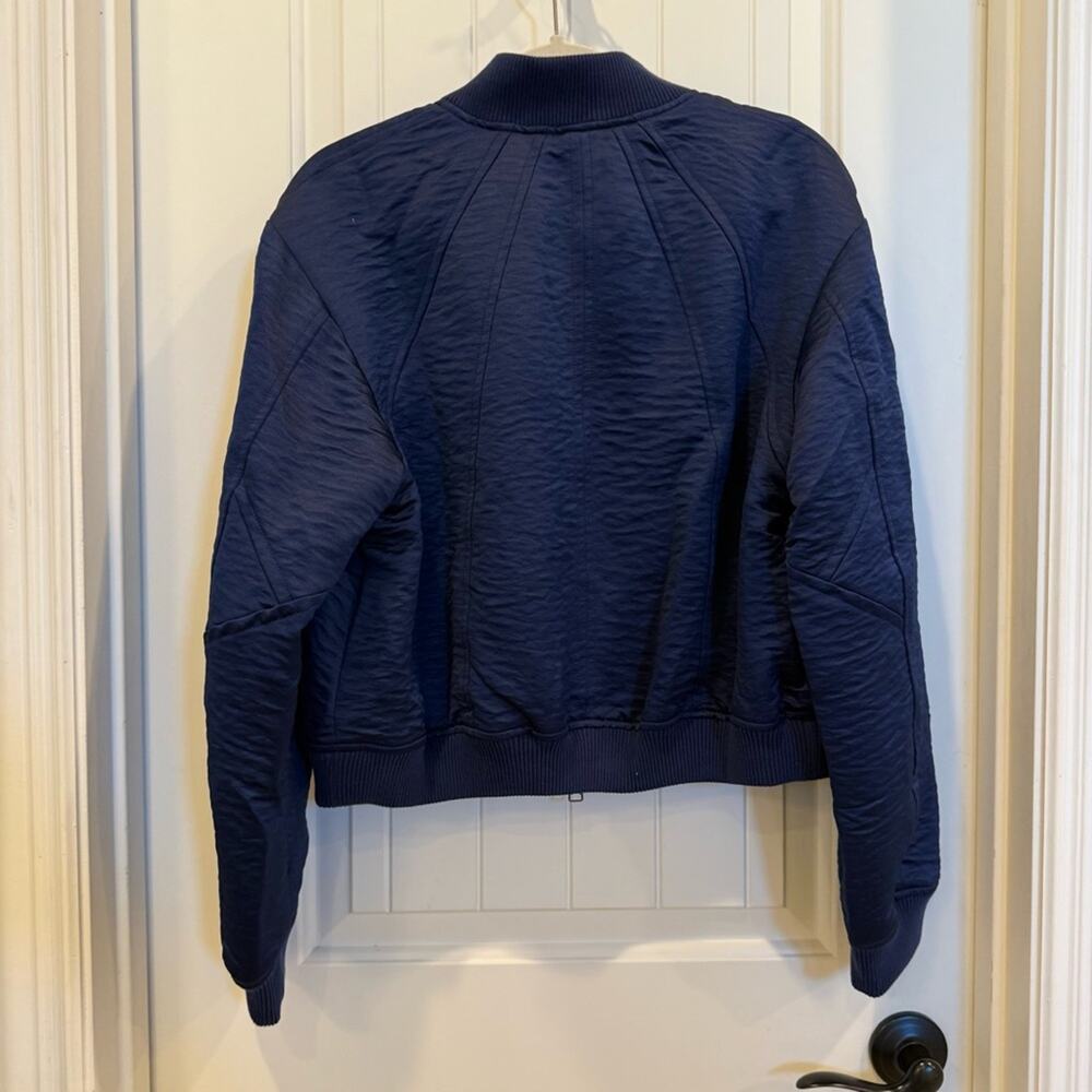 Free People Ellie Satin Bomber Jacket - Picture 5 of 7